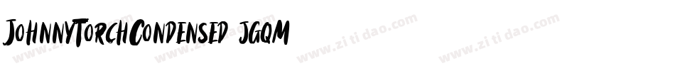 JohnnyTorchCondensed-jgqM字体转换