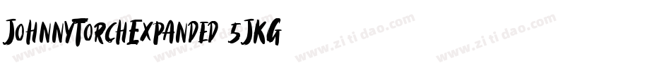 JohnnyTorchExpanded-5JKG字体转换