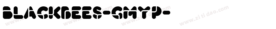 Blackbees-GmyP字体转换