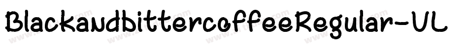 BlackandbittercoffeeRegular-VLaZ字体转换 BlackandbittercoffeeRegular-VLaZ字体转换