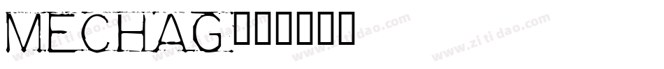 MECHAG字体转换