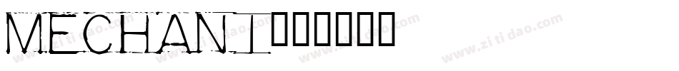 MECHANI字体转换