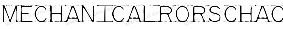 MechanicalRorschach-vnPL字体转换