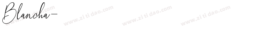 Blancha字体转换