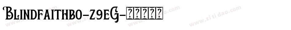 Blindfaithbo-z9eG字体转换