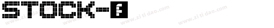 Stock字体转换