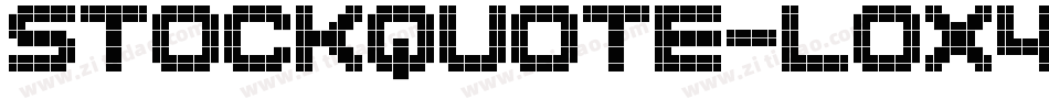 StockQuote-LOx4字体转换