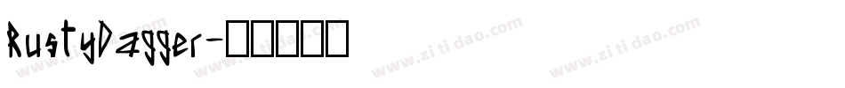 RustyDagger字体转换