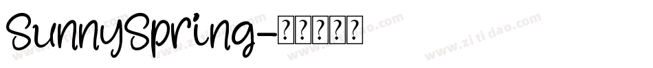 SunnySpring字体转换