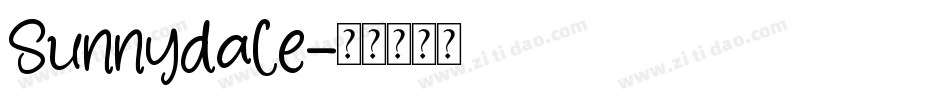 Sunnydale字体转换