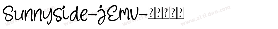 Sunnyside-jEmv字体转换