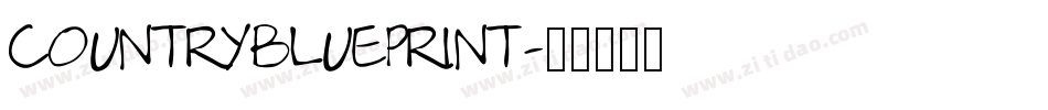 CountryBlueprint字体转换