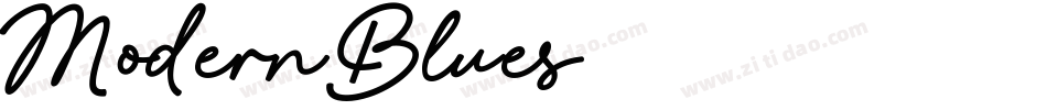 ModernBlues字体转换