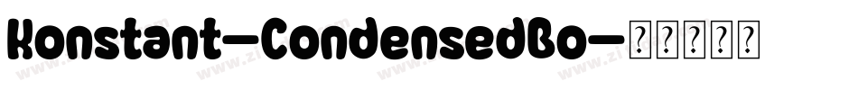 Konstant-CondensedBo字体转换