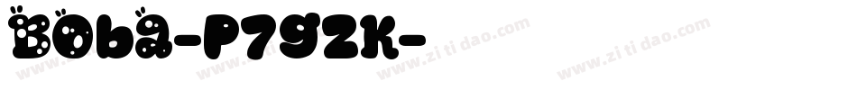 Boba-p7gZK字体转换
