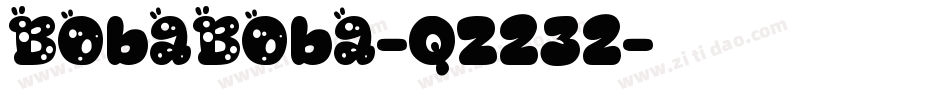BobaBoba-qZ232字体转换
