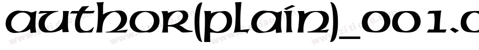 Author(Plain)_001.001字体转换