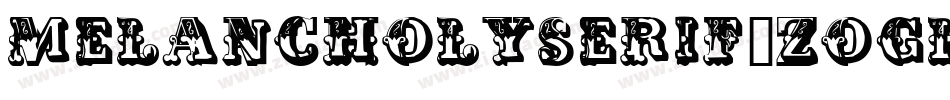 MelancholySerif-zoGL字体转换