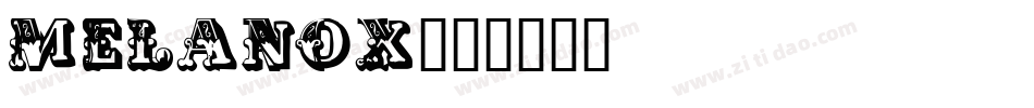 Melanox字体转换