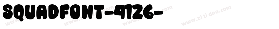 SquadFont-41z6字体转换