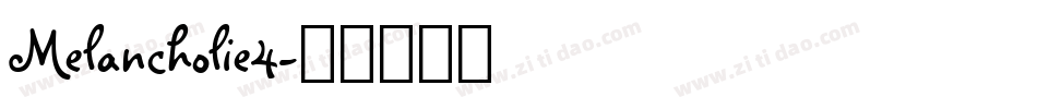 Melancholie4字体转换