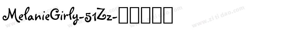 MelanieGirly-51Zz字体转换