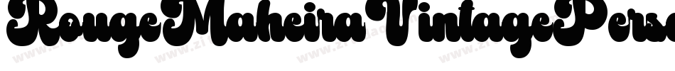 RougeMaheiraVintagePersonalUse-MRYP字体转换