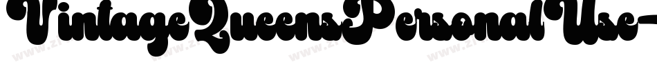 VintageQueensPersonalUse-2O1nw字体转换
