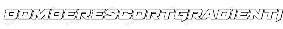 BomberEscortGradientItalic-DOL7m字体转换