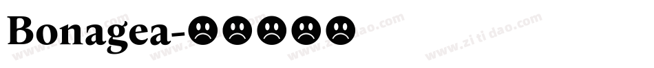 Bonagea字体转换