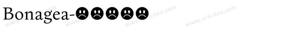 Bonagea字体转换