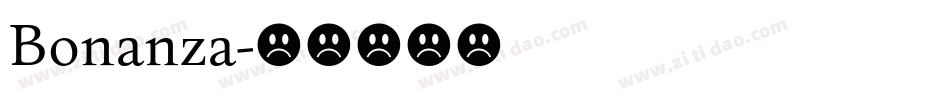 Bonanza字体转换