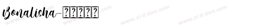 Bonalisha字体转换