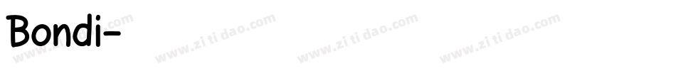 Bondi字体转换