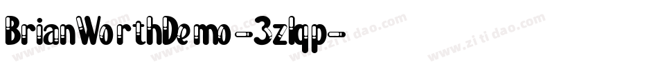 BrianWorthDemo-3zlqp字体转换