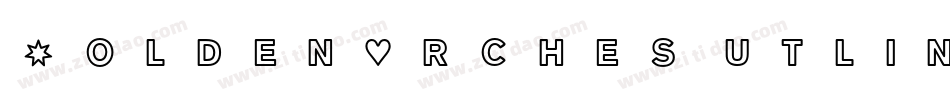 GoldenArchesOutline-1Ggg字体转换