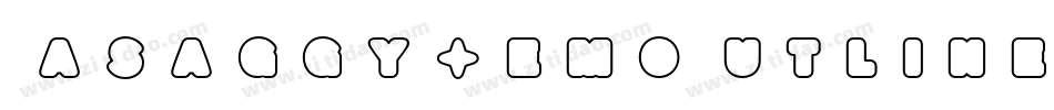 VasaggyDemoOutline-2OgPe字体转换
