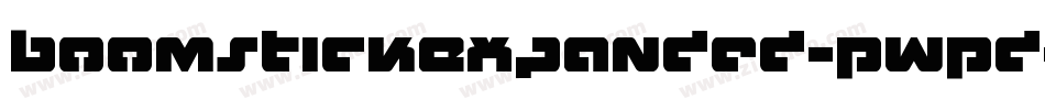 BoomstickExpanded-PwPd字体转换