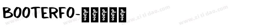 BOOTERFO字体转换