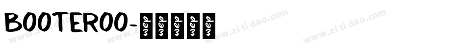 BOOTEROO字体转换