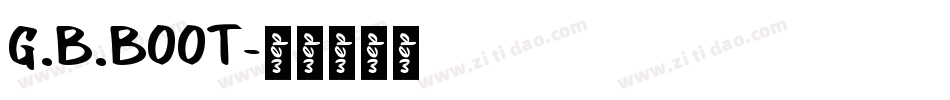 G.B.BOOT字体转换