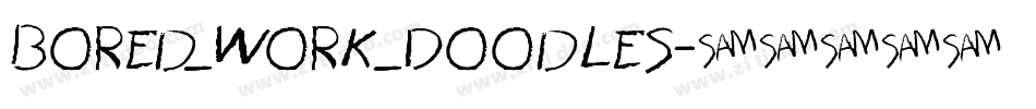 Bored_Work_Doodles字体转换