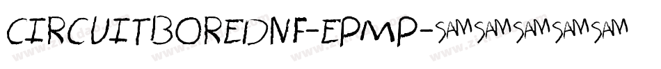 CircuitBoredNf-epMp字体转换