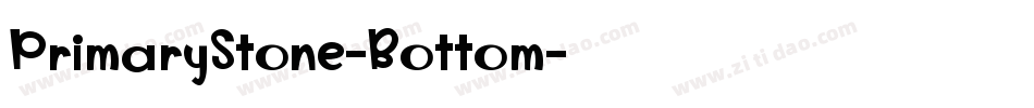 PrimaryStone-Bottom字体转换