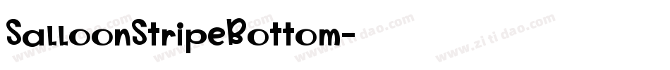 SalloonStripeBottom字体转换