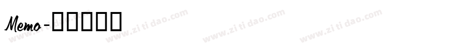 Memo字体转换