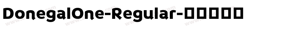 DonegalOne-Regular字体转换