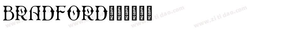 Bradford字体转换