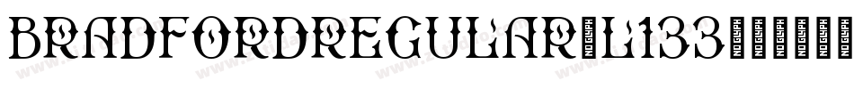 BradfordRegular-L133字体转换