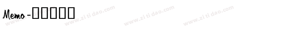 Memo字体转换